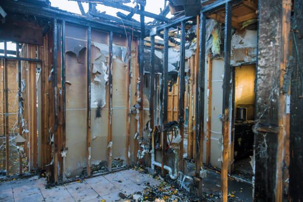 Professional Fire Damage Restoration technician working in Aldie, VA